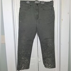 Levi Signature Men's Gray Splatter Jeans